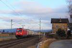 185 280-5 DB Cargo in Oberlangenstadt am 19.12.2016.