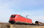 185 234-2 DB Cargo bei Trieb am 25.02.2017.
