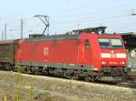 185 149-2 bei einem Halt in Bietigheim-Bissingen am 27.04.2007