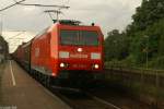 185 178-1 mit einem gemischten Gterzug Richtung Sden am 27.05.07 in Tornesch