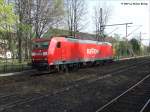 185 197-1 fhrt Lz durch den Hp Bochum Hamme.