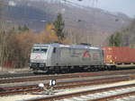 Am 4.2.2018 konnte ich die 185 537-8 mit dem Mars Güteterzug in Geislingen an der Steige Fotogafieren 