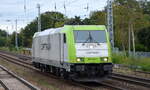 ITL - Eisenbahngesellschaft mbH, Dresden [D] mit  185 649-1  [NVR-Nummer: 91 80 6185 649-1 D-ITL] am 04.10.21 Berlin Hirschgarten.