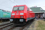 DB 185 230-0 am 01.07.2023 beim Tag der offenen Tür bei Alstom in Kassel.