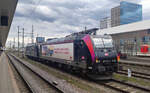 AKIEM / SNCF 185 552 + 185 556 // Mannheim Hbf // 5. April 2024