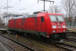 Im oberen Bahnhof des HBF Osnabrück war am 13.2.2026 um 8.32 Uhr die DB 185227-6 abgestellt.