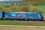 Frachtbahn 185 607 / ATLU  bei Breitenfurt am 25.4.26.