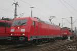 185 314 am 29.11.2007 in Maschen Rbf. www.bahnpix.de