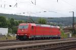 185 585-7 HGK als Lz in Gemnden am 18.07.2008