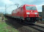 RAILION DB Logistics 185 312-6 mit Gz Richtung Koblenz in Wiesbaden-Biebrich; 15.04.2008