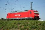 Abgestellte Railion 185 169-0 am 12.5.2008 in Kehl.