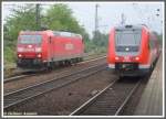 Am 13.09.2008 fhrte 185 179 im Rahmen des 150jhrigen Jubilums der Hessischen Ludwigsbahn auch Fhrerstandsmitfahrten durch.