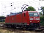 185 017 beim Umsetzen in Aachen West 21.6.2009