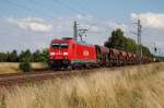 185 233-4 Railion am 15.07.2009 bei Woltorf