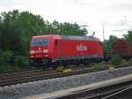 185-206 am 6.7.2005 bei der Durchfahrt von Mannheim Hbf.