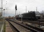 185 531 und 185 547 stand am 19.01.2011 in Stendal.
