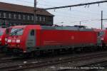 185 332-1 (DB Schenker / green cargo) steht am 26.