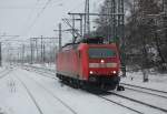 185 153-5 als Tfzf am 29.12.2010 durch HH-Harburg