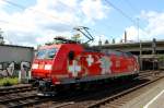 BR 185 142 in Harburg (01.07.2011)