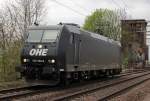 185 546-9 der OHE Lz an der Sdbrcke am 27.04.2012