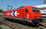 185 631 der HGK fhrt am besonders warmen 1.