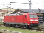 BR 185 075-9 dder  DB AG , Wismar Bf [09.05.2010]