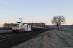 185 589-9 RHC (Martin Luther) mit Kesselwagen bei Retzbach-Zellingen am 28.03.2017