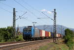 185 515-4 mit einem Containerzug bei Köndringen 17.5.17