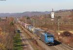 185 510-5 mit dem DGS 95101 (Hockenheim-Basel Bad Bf) bei Denzlingen 13.2.19