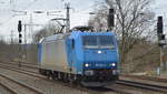 Mieter? mit der Alpha Trains Lok  185 524-6  [NVR-Nummer: 91 80 6185 524-6 D-ATLU] am 02.03.20 Bf.