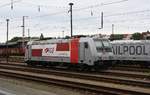 21.06.2020 - Eberswalde Hbf - für IGE 185 678-0 von Railpool abgestellt. Vom Bahnsteig aus aufgenommen.