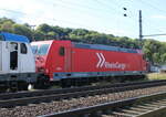 RheinCargo 185 585-7 am 22.09.2022 auf Rangierfahrt in Eisenach.