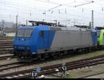 ATLU - Lok  91 80 6 185 525-3 abgestellt im Badischen Bahnhof in Basel am 04.12.2022