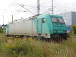 Auf dem Abstellgleis vor dem Bhf Wismar stand 185 618-6 D-ATLU am 14.09.2022.
