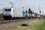 185 417 mit KLV gehört jetzt SRI Rail Invest  und wurde  am 24.3.26 bei Eglharting fotografiert.