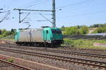 Als Tfzf aus Richtung Bebra erreichte die HLG 185 618-6 (91 80 6185 618-6 D-ATLU) am 26.05.2026 ihren Zielbahnhof Gerstungen.