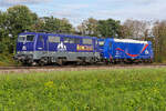 111 080 und 185 531 am 18.9.26 bei Eglharting.
