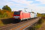 Railpool Bombardier Traxx 185 395-1 mit 188 149-9 und 187 xxx in Nieder-M�rlen am 16.10.26 
