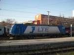 185 529-5 der LTE am 30.12.2008 im HBf Salzburg bei schnstem
Winterwetter.