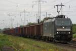 185 566-7 der CFL fhrt am 29.7.09 durch Ratingen-Lintorf