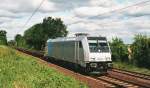 185 673 mit Boxxen nach Hamburg in Ahlten 