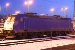 Die 185-CL 002 steht abgestellt in Dsseldorf HBF am 30.01.2010