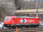 185 605-3 HGK Traxx in Bahnhof Kufstein.