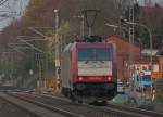 185 600 als Tfzf vmtl. nach Krefeld zwischen Geilenkirchen und Lindern am Km 29.0 14.4.10