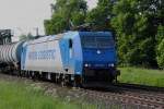 185 526-1 RSB Logistic am 08.06.2010 bei Woltorf kurz nach berquerung des Mittellandkanals