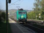 185 543 von Transpetrol durchfuhr Lz am 13.10.10 Himmelstadt Richtung Wrzburg.
