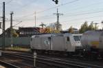 185 548, der ITL mit Kesselwagenzug in Lehrte am 08.10.10