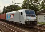 Hamburg - Harburg am 19.08.10: 185 676-4 bei der Durchfahrt