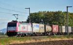 185 594-9 CrossRail mit gem. Gterzug zwischen Bonn und Brhl - 21.10.2010