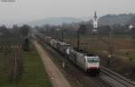 185 639-2 und 572-5 mit einem KLV bei Denzlingen 19.2.11